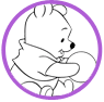Baby Pooh coloring page