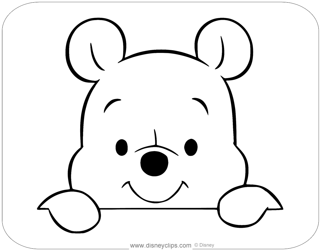 Baby Pooh Coloring Pages | Disneyclips.com