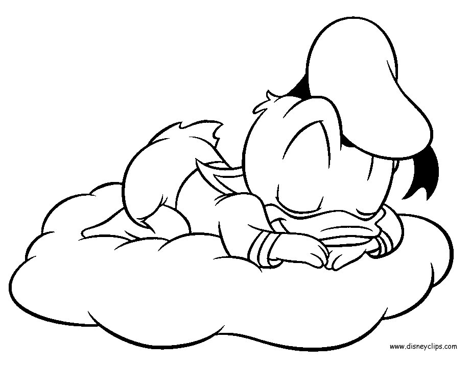 baby donald coloring pages - photo #18