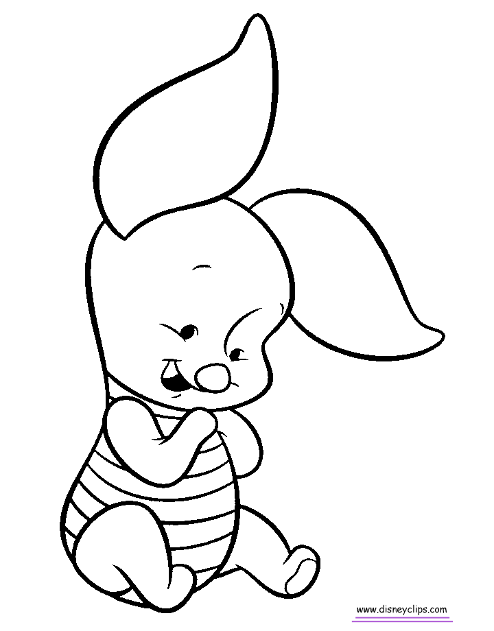 winnie pooh coloring pages clipart - photo #22