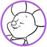 Baby Piglet coloring page