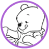 Baby Pooh coloring page