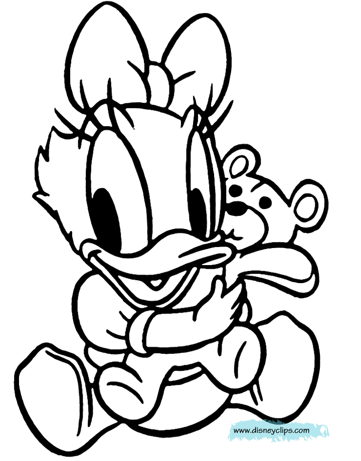 baby donald coloring pages - photo #30