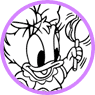 Baby Daisy Duck coloring page