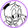 Baby Donald Duck coloring page