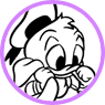 Baby Donald Duck coloring page