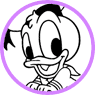 Baby Donald Duck coloring page