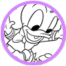 Baby Donald Duck coloring page