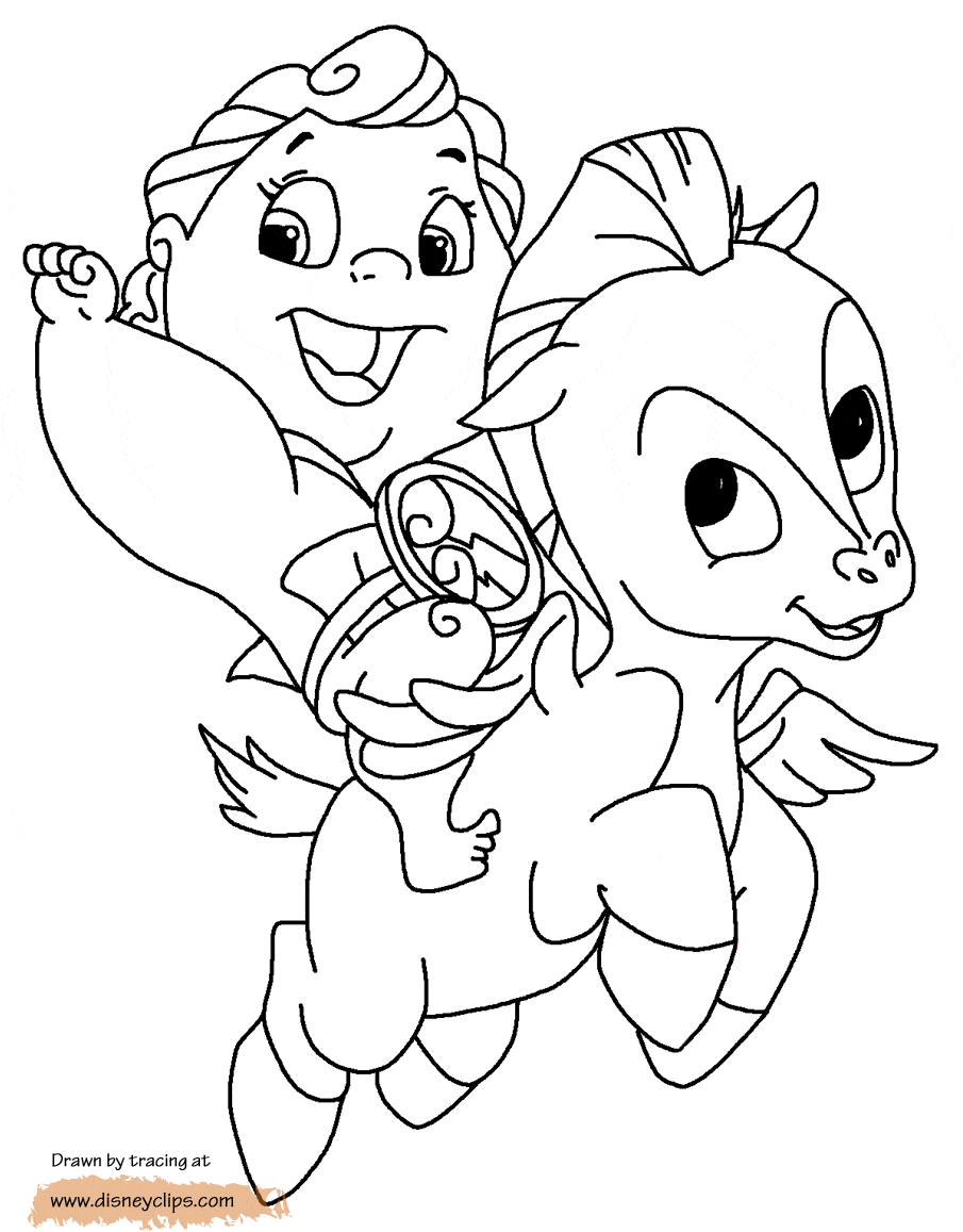 baby hercules coloring pages - photo #6