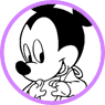 Baby Mickey Mouse coloring page