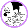 Baby Mickey Mouse coloring page