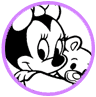 Baby Minnie Mouse coloring page
