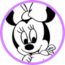 Baby Minnie Mouse coloring page