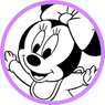 Baby Minnie Mouse coloring page