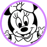 Baby Minnie Mouse coloring page