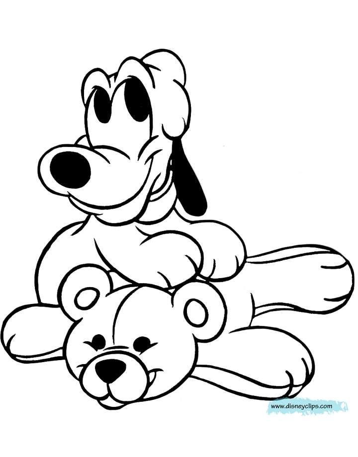 Download Disney Babies Coloring Pages 6 | Disney Coloring Book