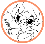 Stitch coloring page