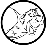 Baloo coloring page