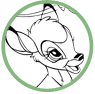 Bambi coloring page