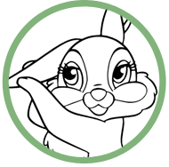 Bambi coloring page