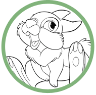 Bambi coloring page