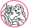 Beauty and the Beast  coloring page