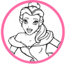 Belle coloring page