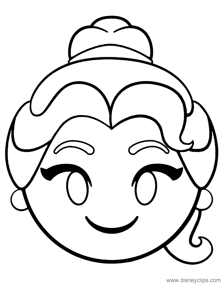 disney emojis coloring pages disneyclipscom