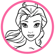 Beauty and the Beast coloring page