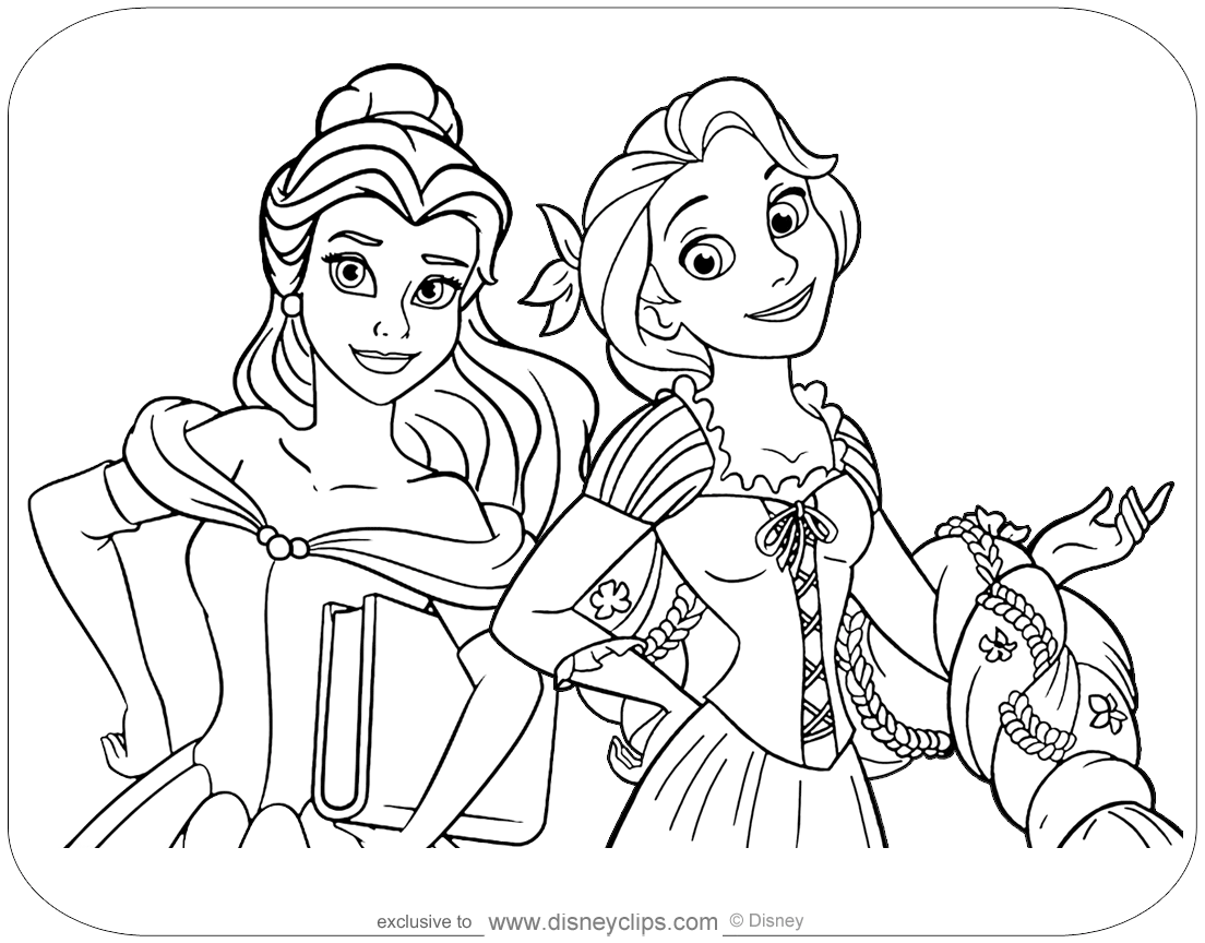 Disney Coloring Pages for Adults & Kids