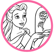 Beauty and the Beast coloring page
