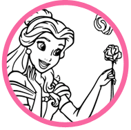 Beauty and the Beast coloring page