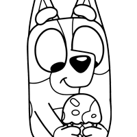 Bingo coloring page