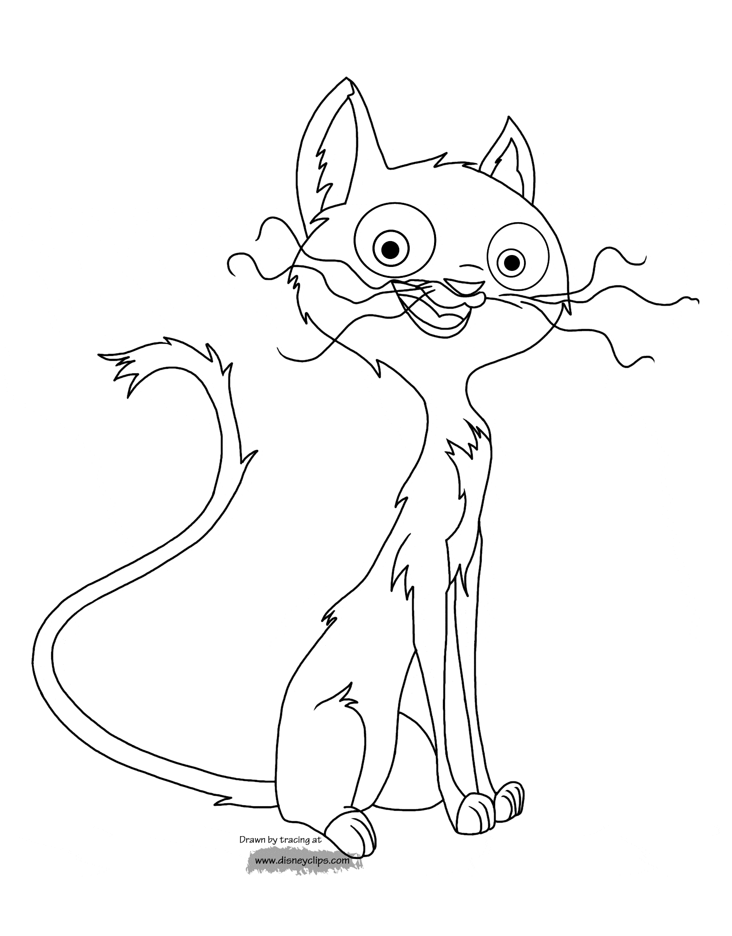 coloring page Mittens