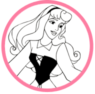 Sleeping Beauty coloring page