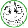 Dot coloring page