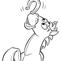 Bullseye coloring page