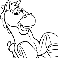 Bullseye coloring page