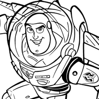 Toy Story Buzz Lightyear coloring page