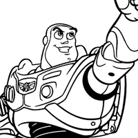 Buzz Lightyear coloring page