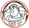 Buzz Lightyear coloring page