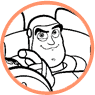 Buzz Lightyear coloring page