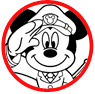 Mickey Mouse coloring page