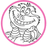 Cheshire Cat coloring page