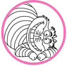 Cheshire Cat coloring page