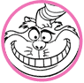 Cheshire Cat coloring page