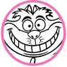 Cheshire Cat coloring page