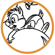 Chip and Dale coloring page