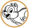 Chip and Dale coloring page