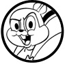 Pluto, Chip and Dale coloring page